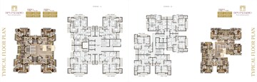 Floor Plan in 4 BHK Apartment at BP DPS Palladio, Mastemau – for Sale