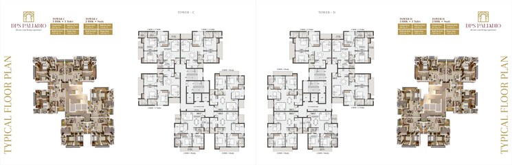 Master Plan, bp-dps-palladio 4 Bedroom 2250 Sq.Ft. Apartment In Mastemau Lucknow 9348194