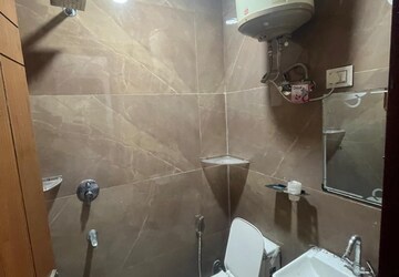 Bathroom in 1 BHK Builder Floor at Saket – for Rent