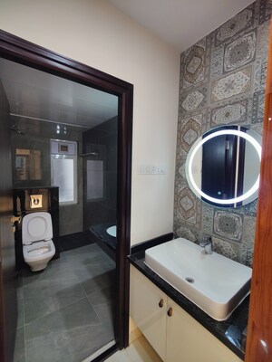 Bathroom in 2.5 BHK Apartment at Aparna Sarovar Zicon, Nallagandla – for Rent