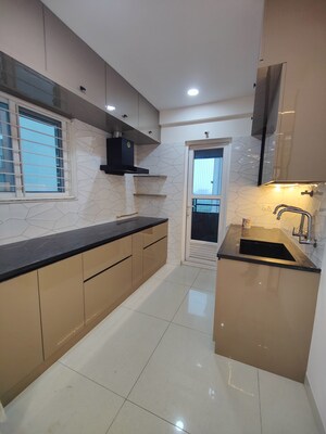 Kitchen in 2.5 BHK Apartment at Aparna Sarovar Zicon, Nallagandla – for Rent