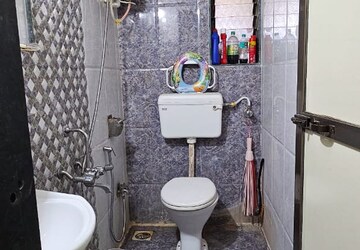 Bathroom in 1 BHK Apartment at Om Sai Plaza, Ghodbunder Road – for Rent