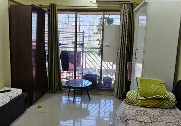 Bedroom in 1 BHK Apartment at Om Sai Plaza, Ghodbunder Road – for Rent
