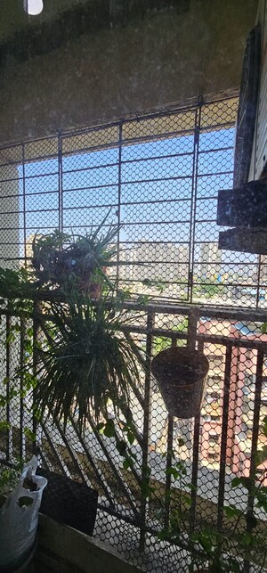 Balcony in 1 BHK Apartment at Mahavir Kalpavruksha, Ghodbunder Road – for Rent