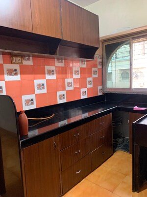 Kitchen in 1 BHK Apartment at Greenfield Rocks CHS, Jogeshwari East – for Rent