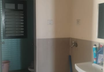 Bathroom in 3 BHK Apartment at Rutuparna Apartments, Baner – for Rent