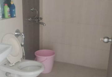 Bathroom in 3 BHK Apartment at Rutuparna Apartments, Baner – for Rent