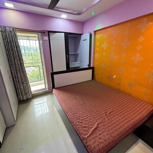 Bedroom in 1 BHK Apartment at Rosa Elite, Bhayandarpada – for Rent