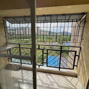 Balcony in 1 BHK Apartment at Rosa Elite, Bhayandarpada – for Rent