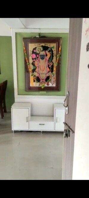 Living Room in 3 BHK Apartment at Green Acres Apartment, Waghbil – for Rent