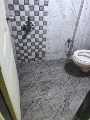 Bathroom in 1 BHK Apartment at SM Emerald Tower, Nalasopara East – for Rent