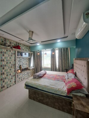 Staircase in 2 BHK Apartment at Mahavir Astha, Kharghar – for Rent