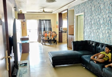 Living Room in 3 BHK Apartment at Rajapushpa The Retreat, Kokapet – for Sale