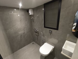 Bathroom in 1 BHK Apartment at Agarwal Sky Heights, Vasai East – for Sale