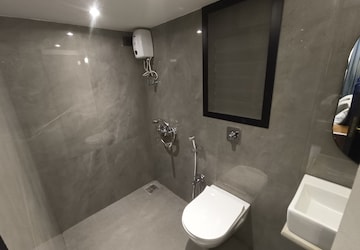 Bathroom in 1 BHK Apartment at Agarwal Sky Heights, Vasai East – for Sale