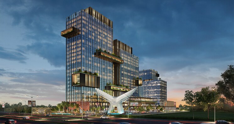 Exterior View, gygy-mentis Commercial Office Space 450 Sq.Ft. In Sector 140 Noida Noida 9348462