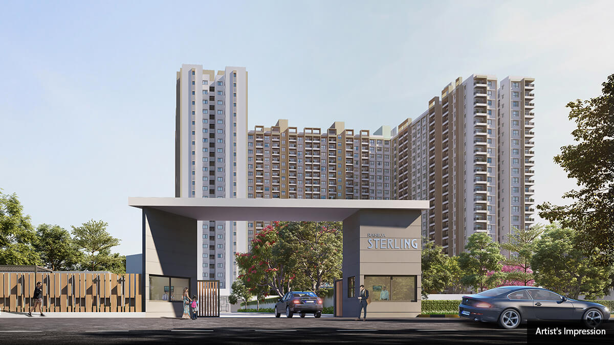 2 BHK + Extra Room 788 Sq.Ft. Apartment in K Raheja Sterling