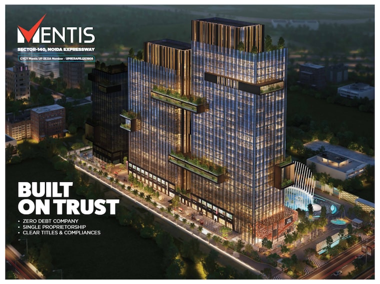 Exterior View, gygy-mentis Commercial Office Space 602 Sq.Ft. In Sector 140 Noida Noida 9348539