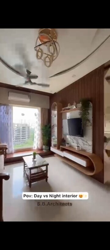 Living Room in 1 BHK Apartment at Regency Anantam, Dombivli East – for Rent
