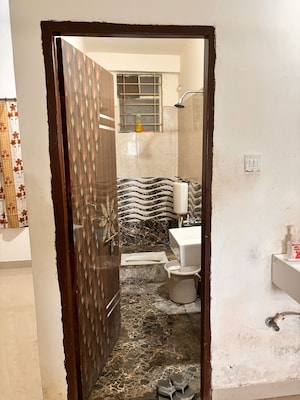 Bathroom in 3 BHK Apartment at RSR Opel Orris, Shri Ram Colony – for Sale