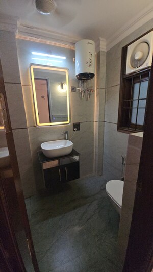 Kitchen in 3 BHK Builder Floor at East Of Kailash – for Sale