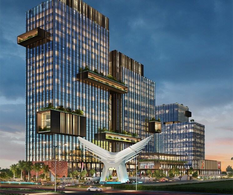 Exterior View, gygy-mentis Commercial Office Space 1501 Sq.Ft. In Sector 140 Noida Noida 9348686