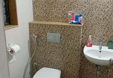 Bathroom in 2 BHK Apartment at Lodha Palava Marvella A H, Dombivli East – for Rent