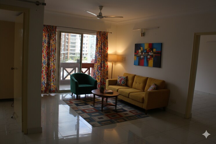 Living Room, kolte-patil-floriana-estates 3 Bedroom 1806 Sq.Ft. Apartment In Koramangala Bangalore 9348712