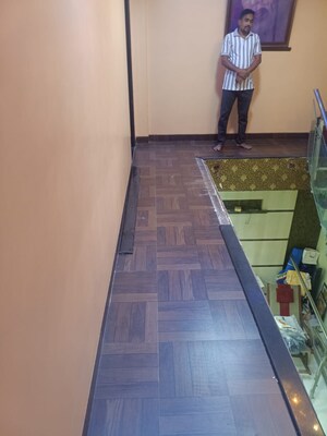 Staircase in 2 BHK Apartment at Seawoods Sector 44a – for Rent