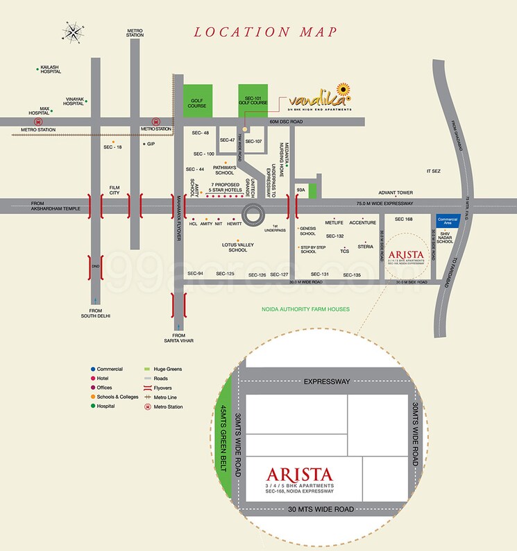 Floor Plan, sunworld-arista 4 Bedroom 2740 Sq.Ft. Apartment In Sector 168 Noida 9348746