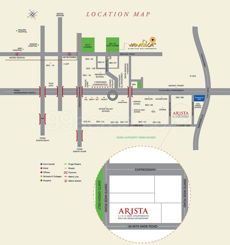 Floor Plan, sunworld-arista 4 Bedroom 2740 Sq.Ft. Apartment In Sector 168 Noida 9348746