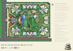 Master Plan in 4 BHK Apartment at Sunworld Arista, Sector 168 – for Sale