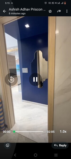 Bathroom in 3 BHK Builder Floor at Prescon Midtown Bay, Mahim West – for Sale