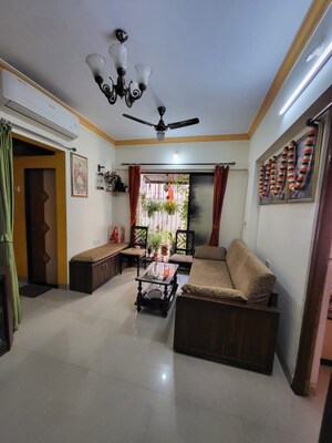 Living Room in 2 BHK Apartment at Goregaon West View CHS, Goregaon West – for Rent