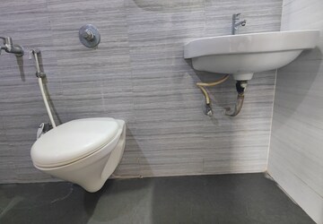 Bathroom in 2 BHK Apartment at Cosmos Jewels, Ghodbunder Road – for Rent
