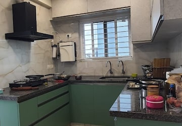 Kitchen in 2 BHK Apartment at Aparna Sarovar Zenith, Nallagandla – for Rent