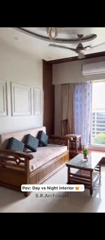 Living Room in 1 BHK Apartment at Regency Anantam, Dombivli East – for Rent