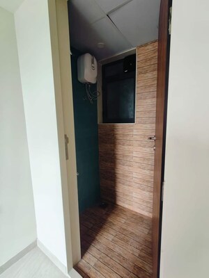 Bathroom in 1 BHK Apartment at Lodha Crown Quality Homes, Majiwada – for Rent