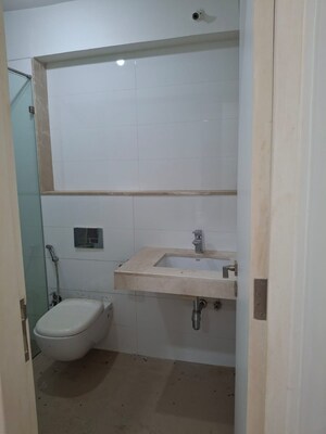 Bathroom in 1 BHK Apartment at Godrej The Trees, Vikhroli East – for Rent