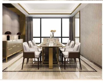 Dining area in 3 BHK Apartment at Shalimar Marbella, Gomti Nagar – for Sale