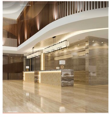 Building Lobby in 3 BHK Apartment at Shalimar Marbella, Gomti Nagar – for Sale