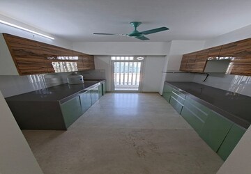 Kitchen in 3 BHK Apartment at Godrej The Trees, Vikhroli East – for Rent