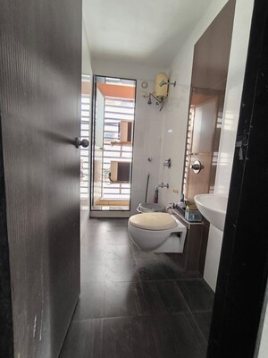 Bathroom in 3 BHK Apartment at Reliable Balaji Heights, Nerul – for Sale