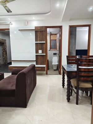 Living Room in 3 BHK Builder Floor at Anamika Enclave, Sector 14 – for Rent