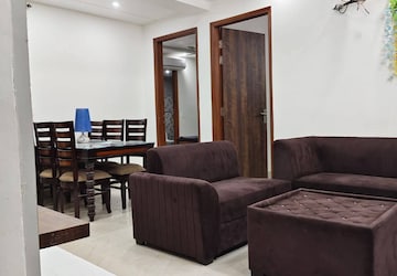 Living Room in 3 BHK Builder Floor at Anamika Enclave, Sector 14 – for Rent