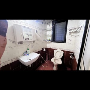 Bathroom in 2 BHK Apartment at K Raheja Raheja Residency, Sankalp Colony – for Rent