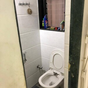 Bathroom in 1 BHK Apartment at Lalani Velentine Apartments II, Riddhi Gardens – for Rent