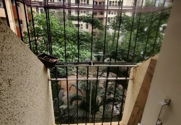 Balcony in 1 BHK Apartment at Soham Parijat Gardens, Ghodbunder Road – for Rent