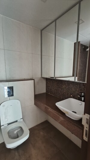 Bathroom in 3 BHK Apartment at Lodha Azzuro, Parel – for Rent