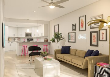 Team Area in 2 BHK Apartment at Raheja Classique, Andheri West – for Rent